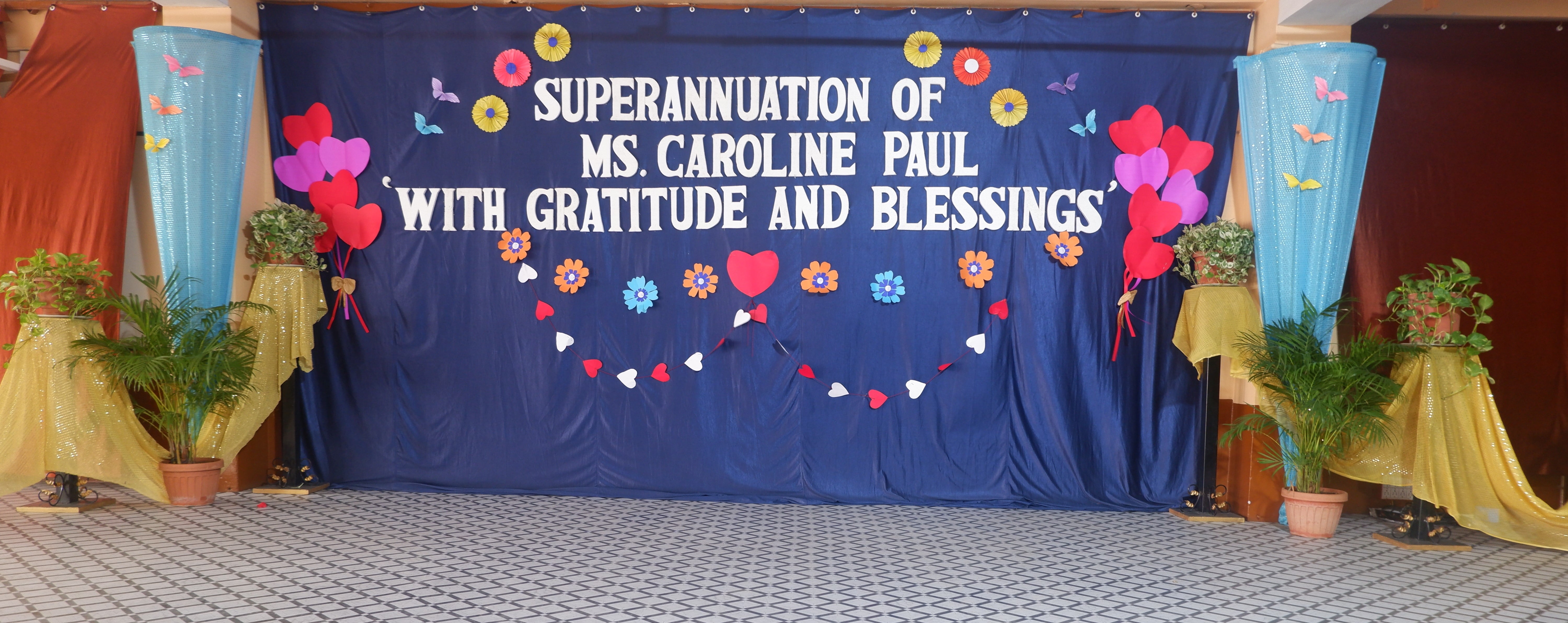 MS. CAROLINE PAUL RETIREMENT